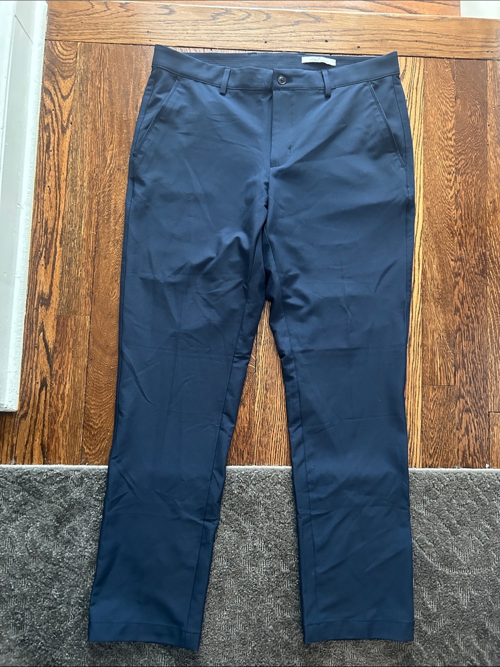 Greg Norman Navy Slim Stretch Chino Pants